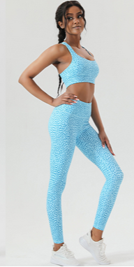 Solid Color Yoga Outfit for Fitness and Exercise